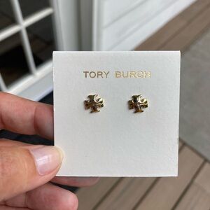 Tory Burch Small Kira Gold Stud Earrings